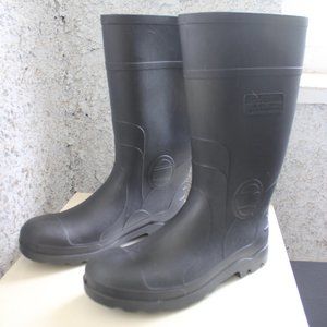 GENFOOT Steel Toe Slip Resistant Rubber Boots